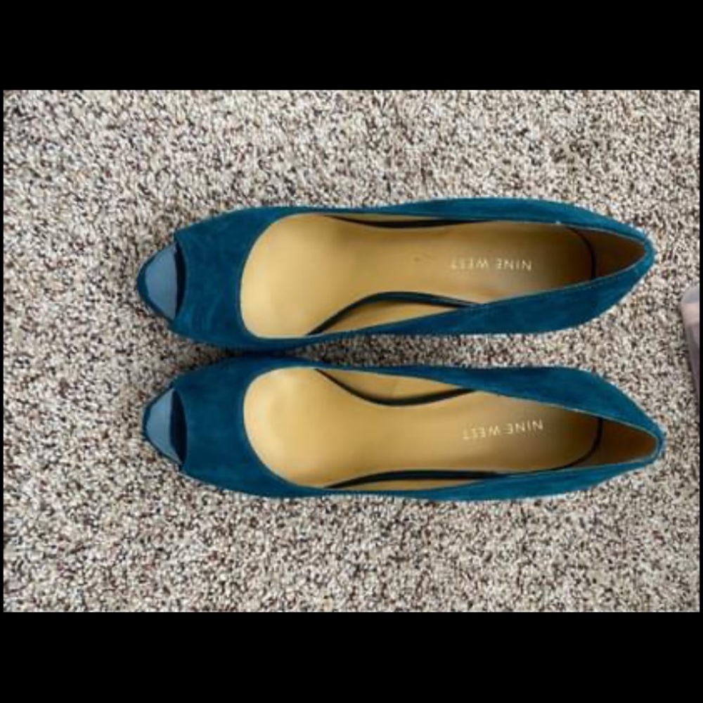 Nine West open toe heels